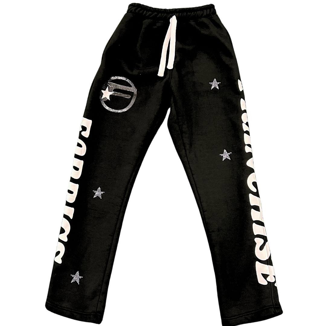 “Arabic Collection” Sweatpants in Black