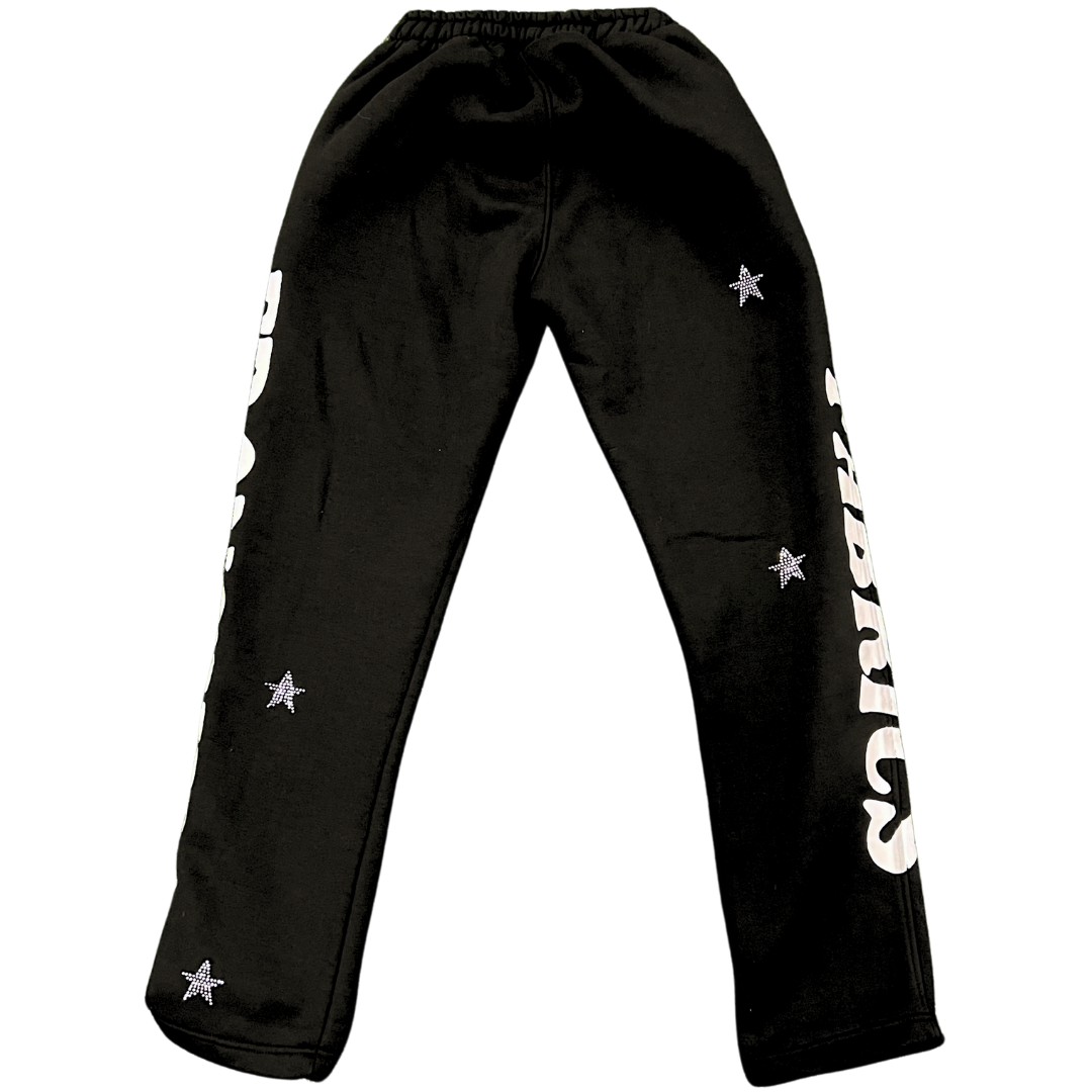 “Arabic Collection” Sweatpants in Black