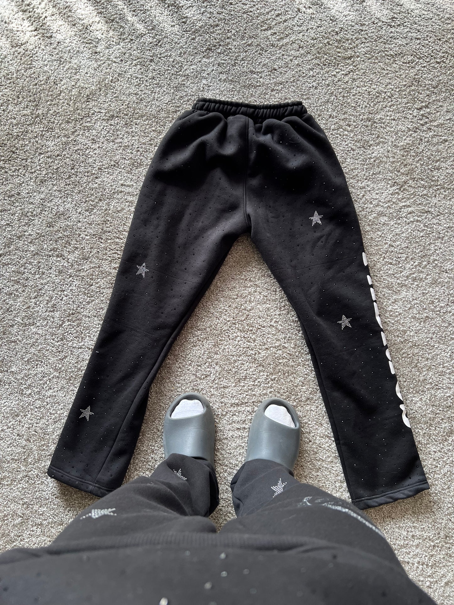 “Arabic Collection” Black Rhinestone sweats