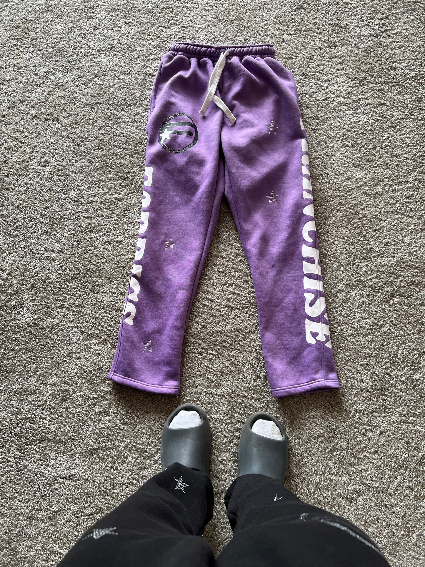 “Arabic Collection” lavender sweatpants