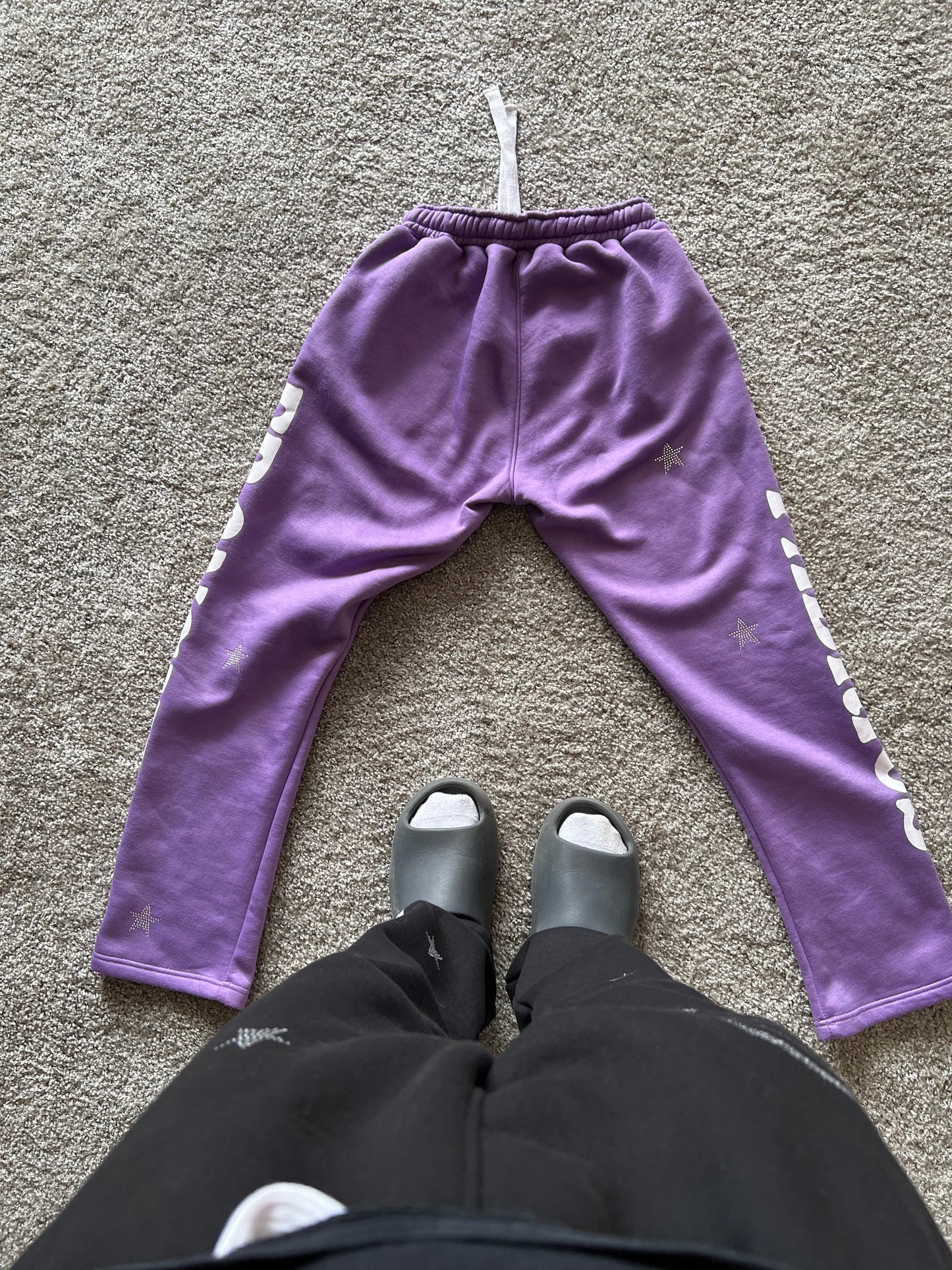 “Arabic Collection” lavender sweatpants